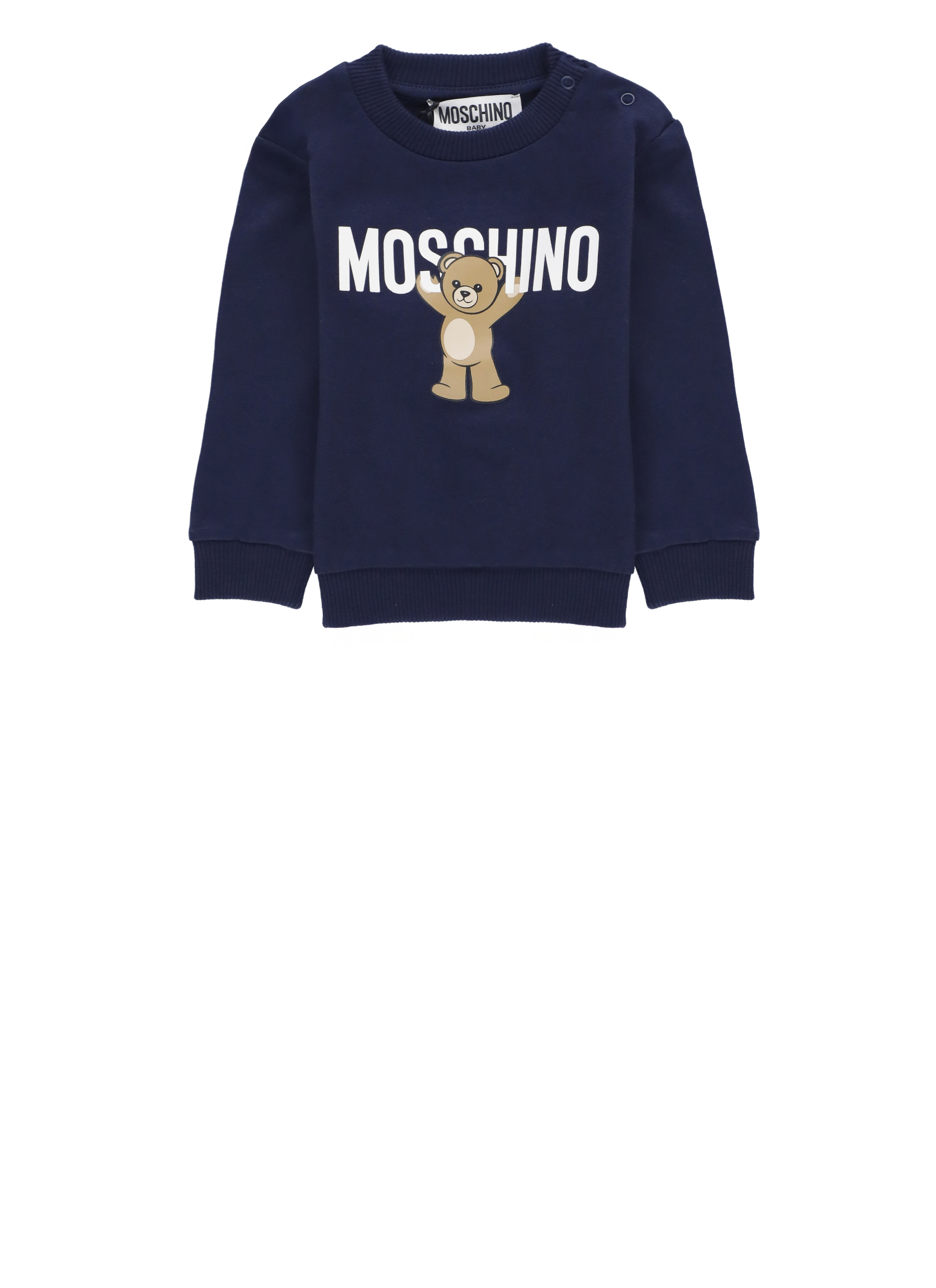 MOSCHINO KIDS Sweaters Blue MNF060LCA4040016 (MOSCHINO / スウェット・フーディー ) | MOSCHINO (モスキーノ)
