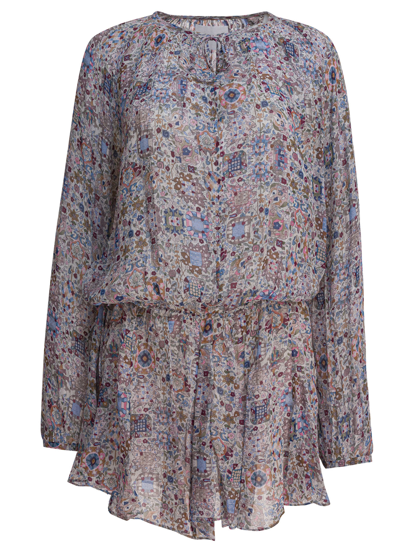 Floral flared dress 25ARO0799FAC3J01E23EC (Isabel Marant Étoile / ワンピース・ドレス・オールインワン ) | Isabel Marant Étoile (イザベル マラン エトワール)