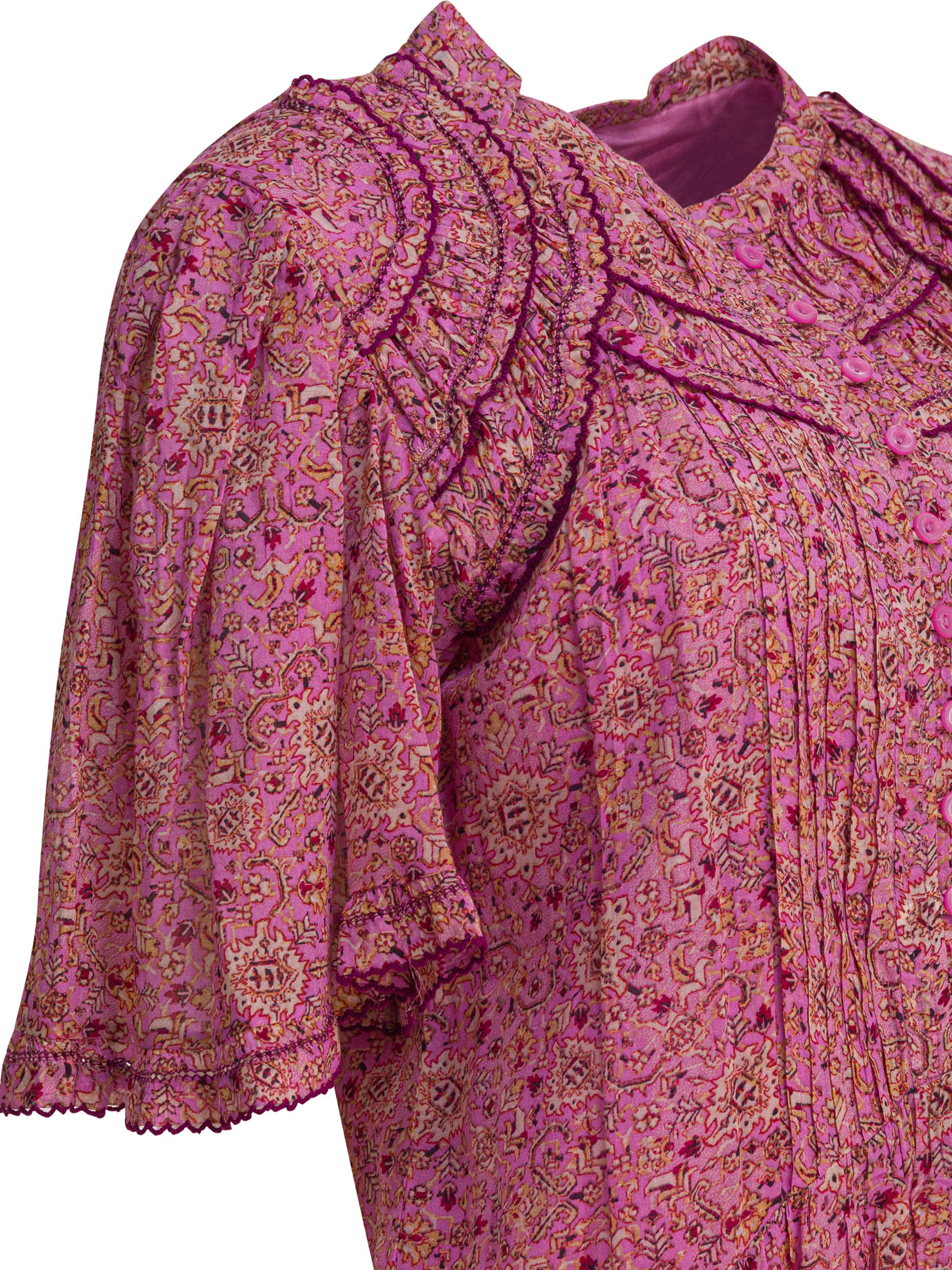 "Celyana" flared dress 25ARO0827FBC3J06E40PK (Isabel Marant Étoile / ワンピース・ドレス・オールインワン ) | Isabel Marant Étoile (イザベル マラン エトワール)(3)