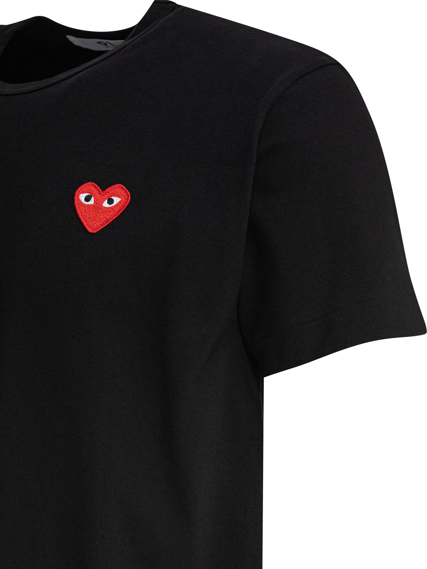 T-shirt with heart logo AXT1080511BLACK (PLAY Comme Des Garçons / Tシャツ・カットソー ) | PLAY Comme Des Garçons (プレイ コムデギャルソン)(3)