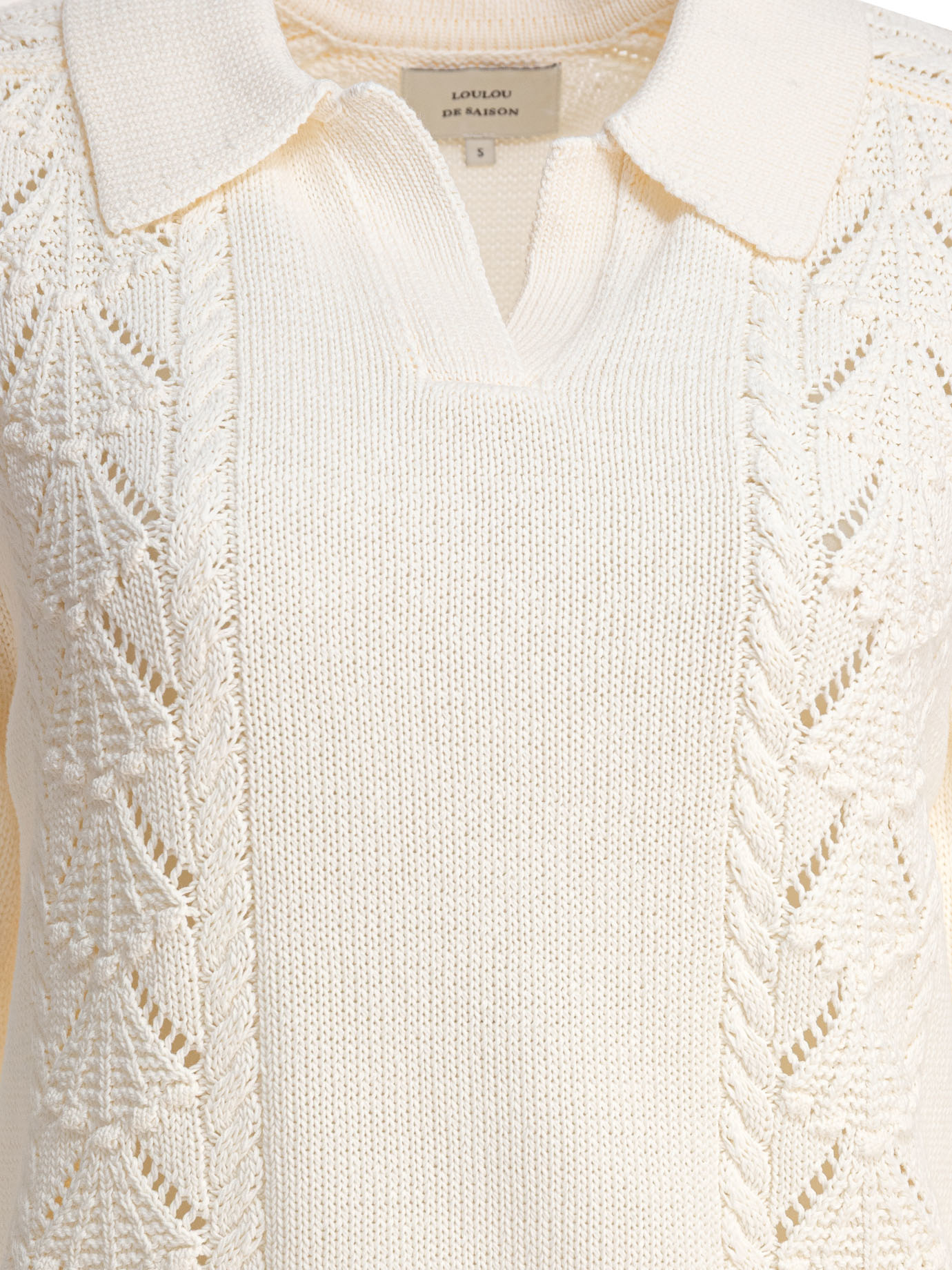 Polo shirts KINAIVORY (LOULOU STUDIO / ポロシャツ ) | LOULOU STUDIO (ルルスタジオ)(2)