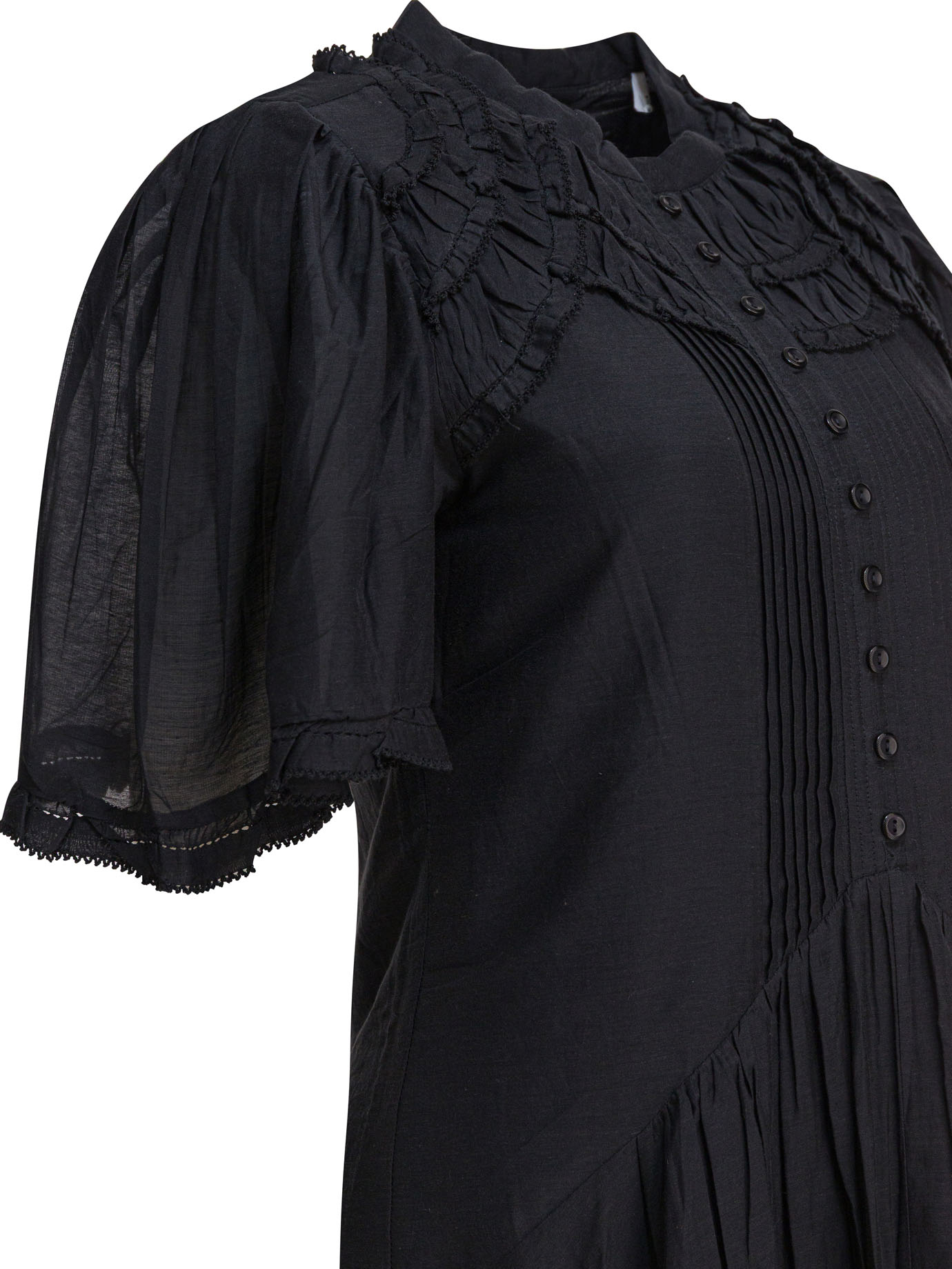 "Celyana" flared dress 25ARO0827FAB3J04E01BK (Isabel Marant Étoile / ワンピース・ドレス・オールインワン ) | Isabel Marant Étoile (イザベル マラン エトワール)(3)