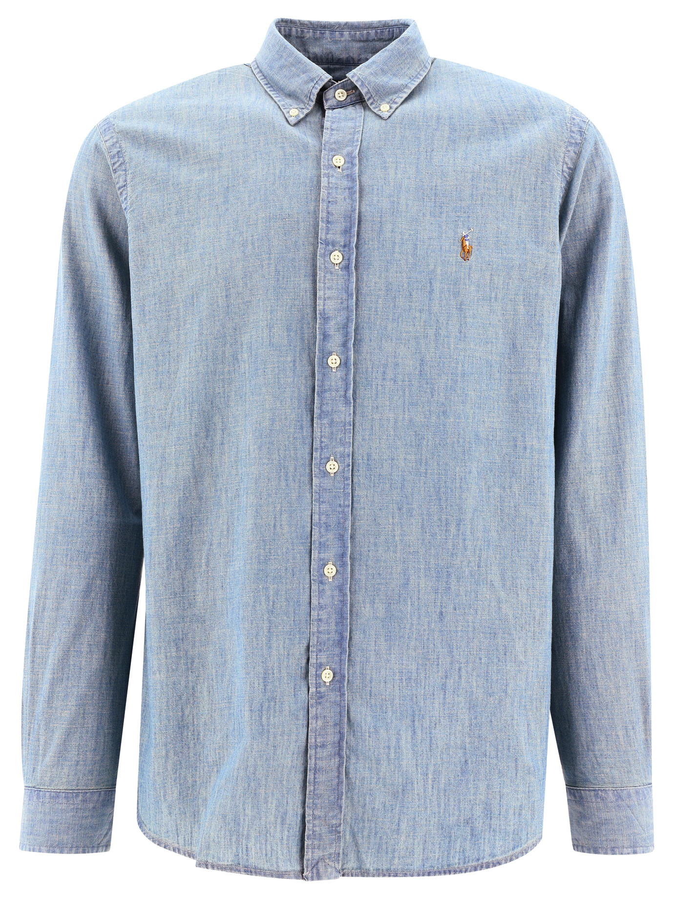 Custom-fit chambray shirt 710792042001CHAMBRAY (Polo Ralph Lauren / シャツ・ブラウス ) | Polo Ralph Lauren (ポロ ラルフ ローレン)