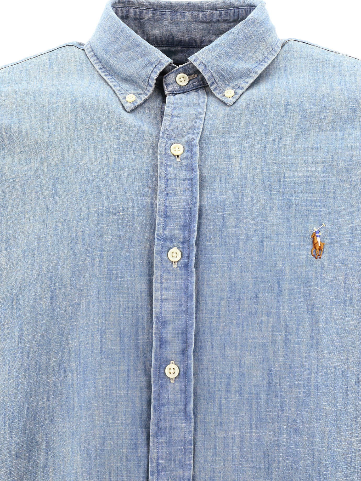 Custom-fit chambray shirt 710792042001CHAMBRAY (Polo Ralph Lauren / シャツ・ブラウス ) | Polo Ralph Lauren (ポロ ラルフ ローレン)(2)