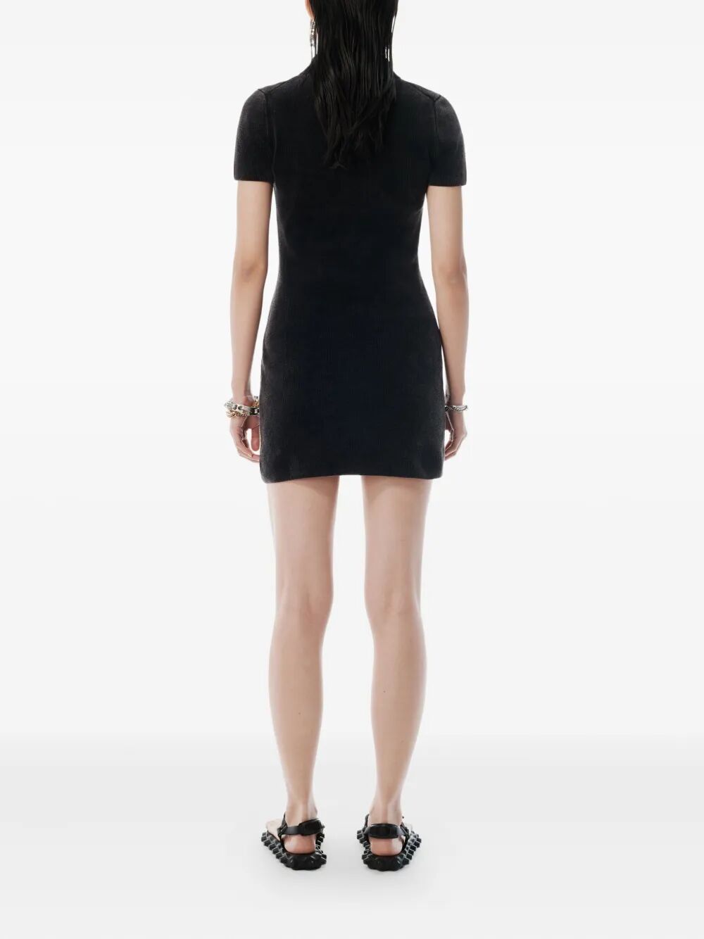 COTTON-BLEND CHENILLE MINIDRESS 1KC3256066011 (alexanderwang / ワンピース・ドレス・オールインワン ) | alexanderwang (アレキサンダーワン)(2)