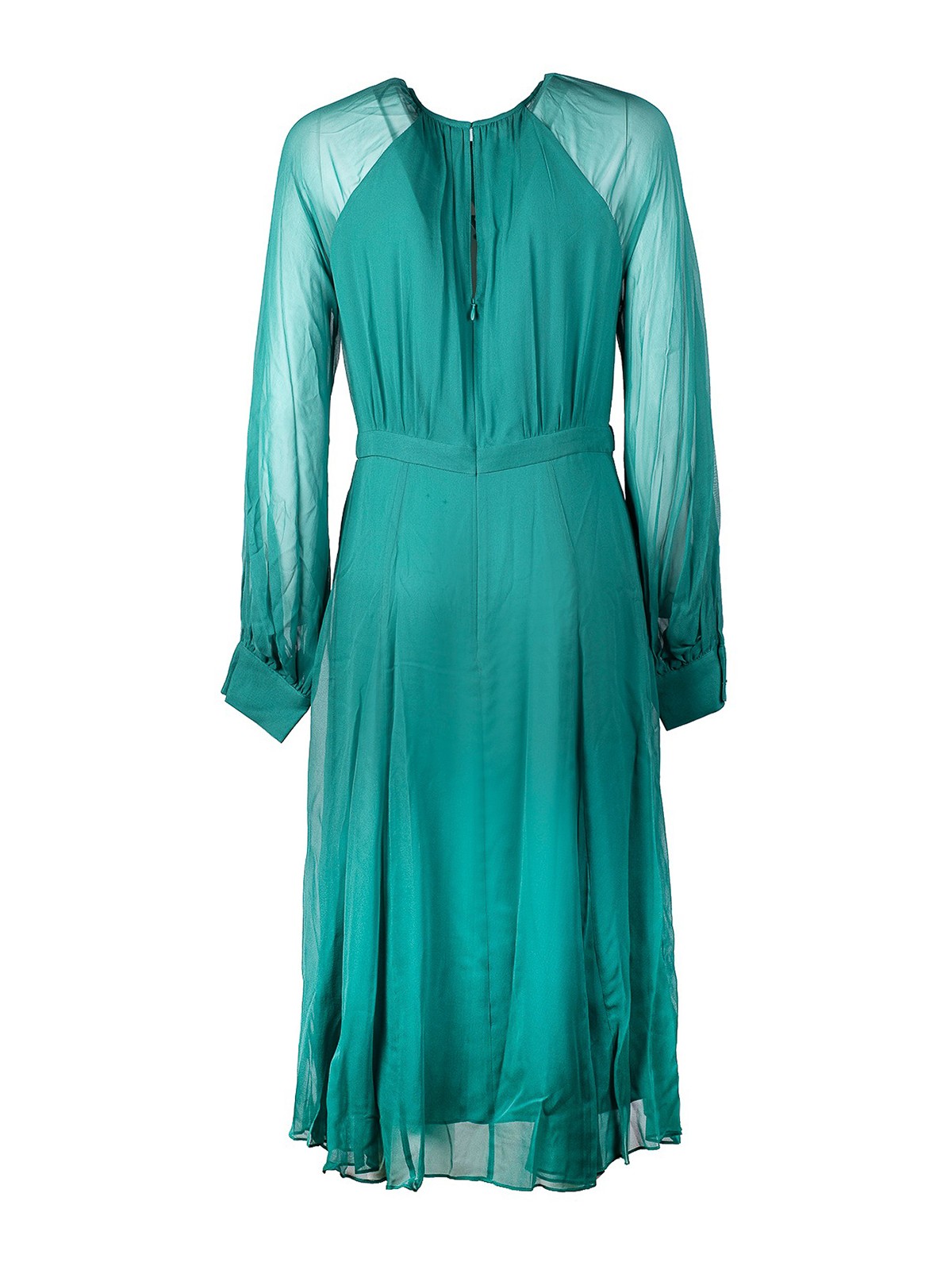 Silk midi dress 225W1301655 (KARL LAGERFELD / ワンピース・ドレス・オールインワン ) | KARL LAGERFELD (カール・ラガーフェルド)(1)