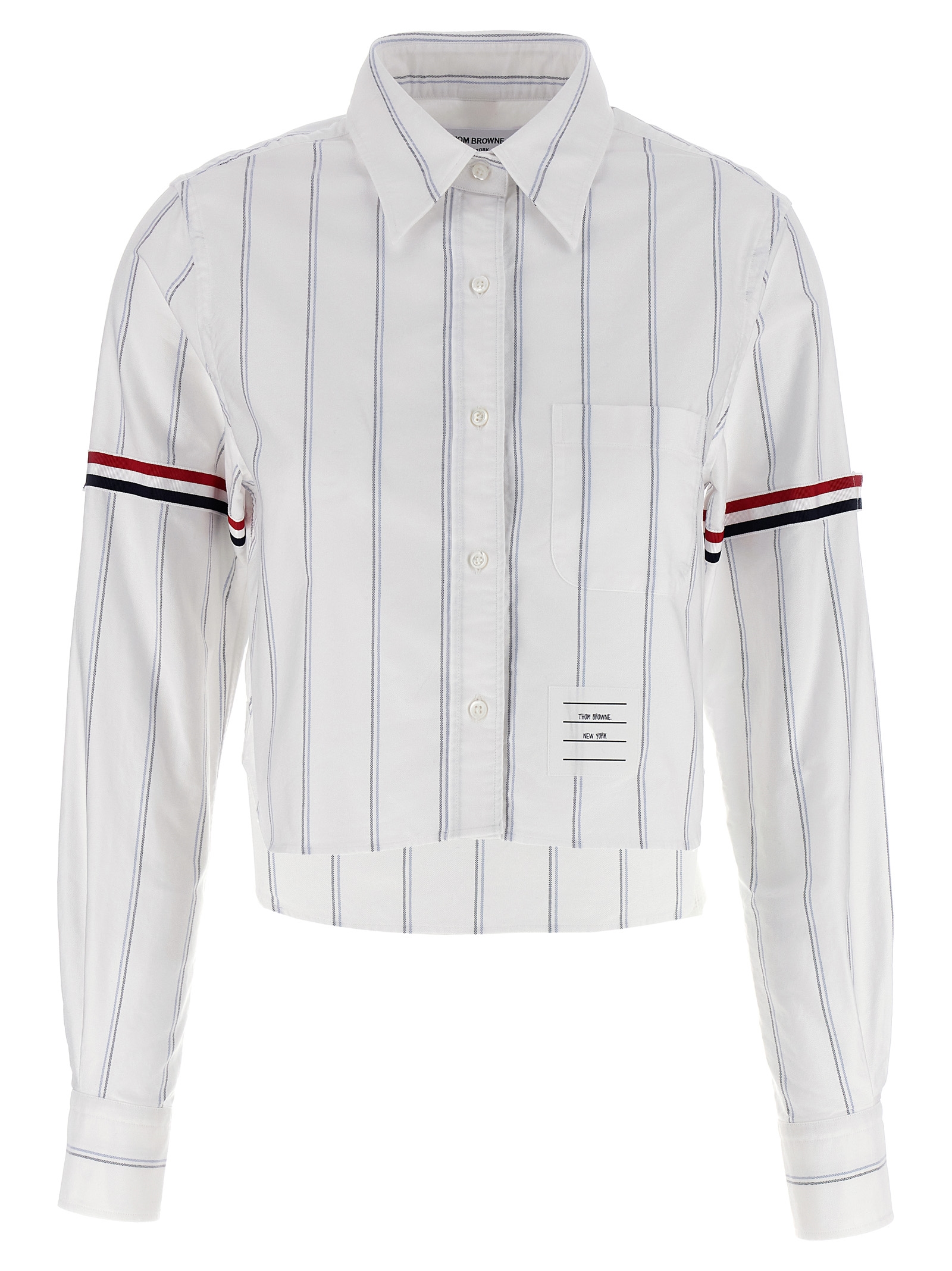 'RWB' cropped shirt FLL183OF0660100 (Thom Browne / シャツ・ブラウス ) | Thom Browne (トム・ブラウン)