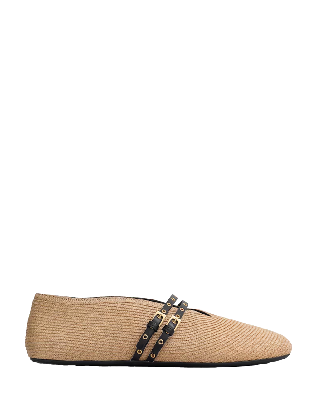 BALLET FLATS IN PAPER STRAW AA3A058TK036113 (ALAIA / フラットシューズ ) | ALAIA (アライア)