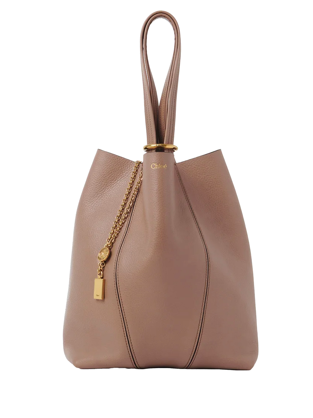 CHLOÉ SPIN TOTE BAG IN GRAINED LEATHER CHC25SS811N84527 (Chloé / トートバッグ ) | Chloé (クロエ)(1)