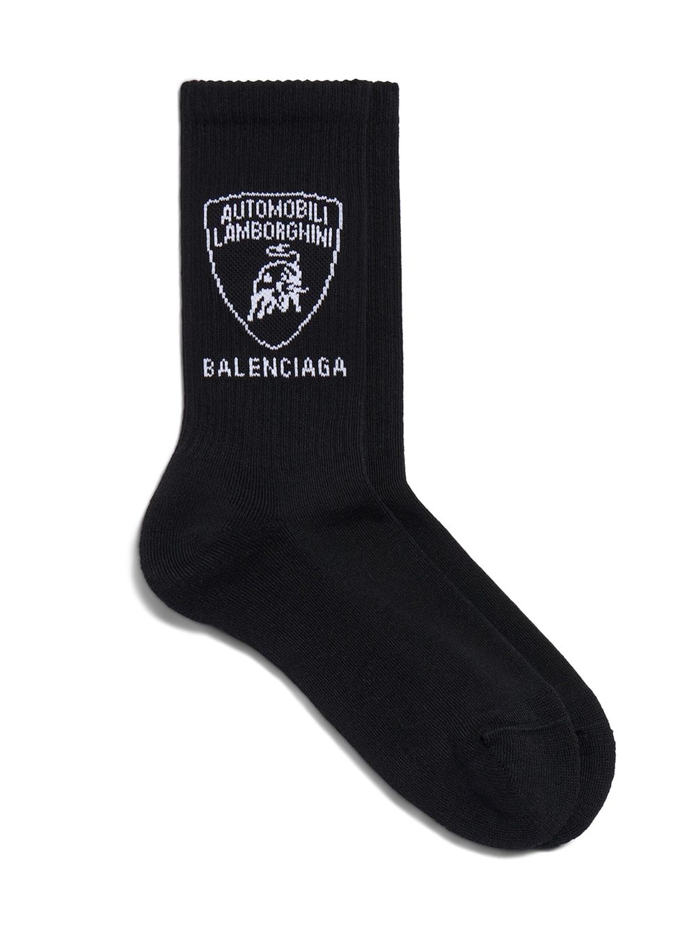 AUTOMOBILI LAMBORGHINI SOCKS IN BLACK/WHITE 8355064F1B51077 (Balenciaga / アンダーウェア ) | Balenciaga (バレンシアガ)