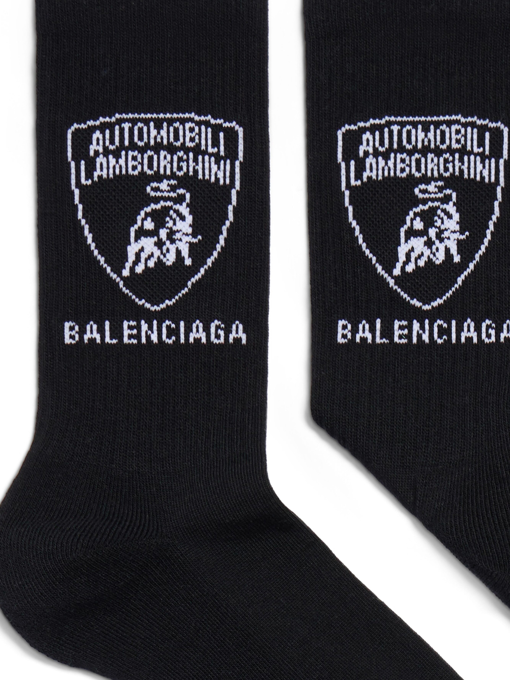 AUTOMOBILI LAMBORGHINI SOCKS IN BLACK/WHITE 8355064F1B51077 (Balenciaga / アンダーウェア ) | Balenciaga (バレンシアガ)(1)