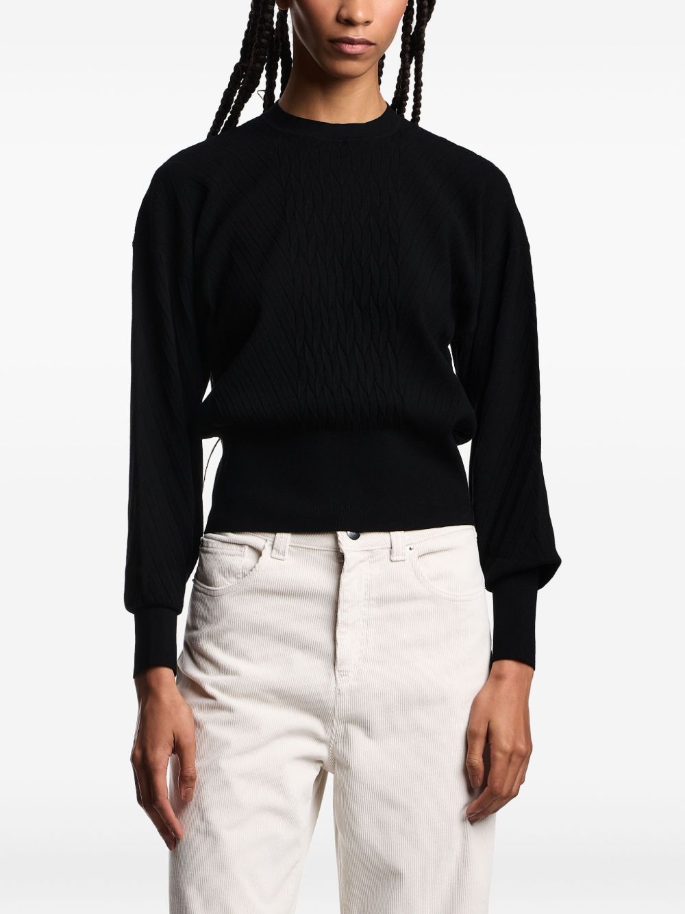 EMPORIO ARMANI CAPSULE Sweaters Black EW003100AF21539UC001 (EMPORIO ARMANI / スウェット・フーディー ) | EMPORIO ARMANI (エンポリオ アルマーニ)(1)