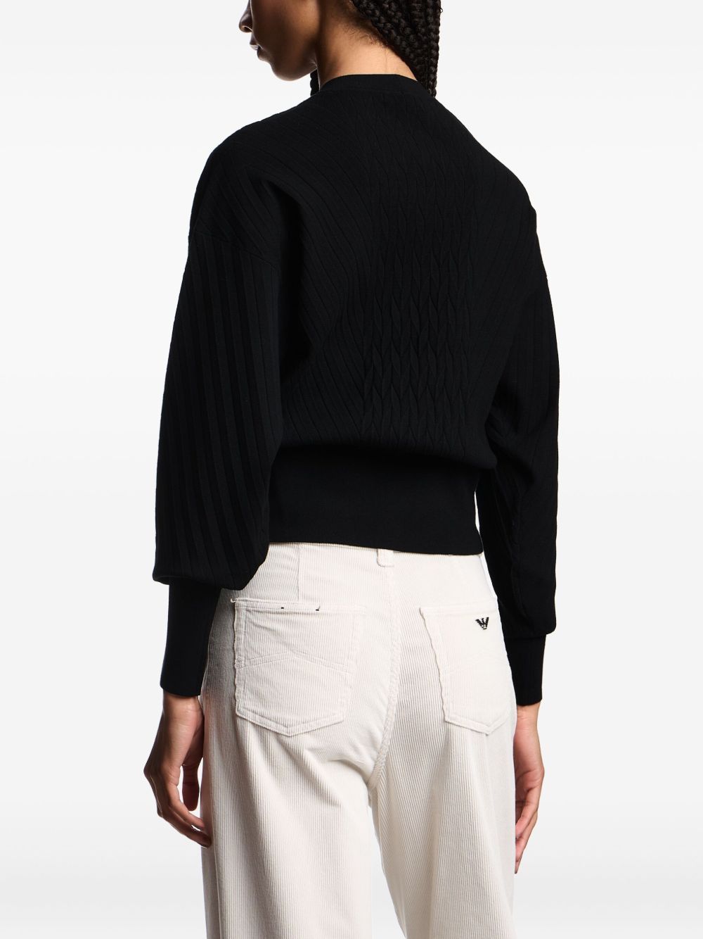 EMPORIO ARMANI CAPSULE Sweaters Black EW003100AF21539UC001 (EMPORIO ARMANI / スウェット・フーディー ) | EMPORIO ARMANI (エンポリオ アルマーニ)(3)