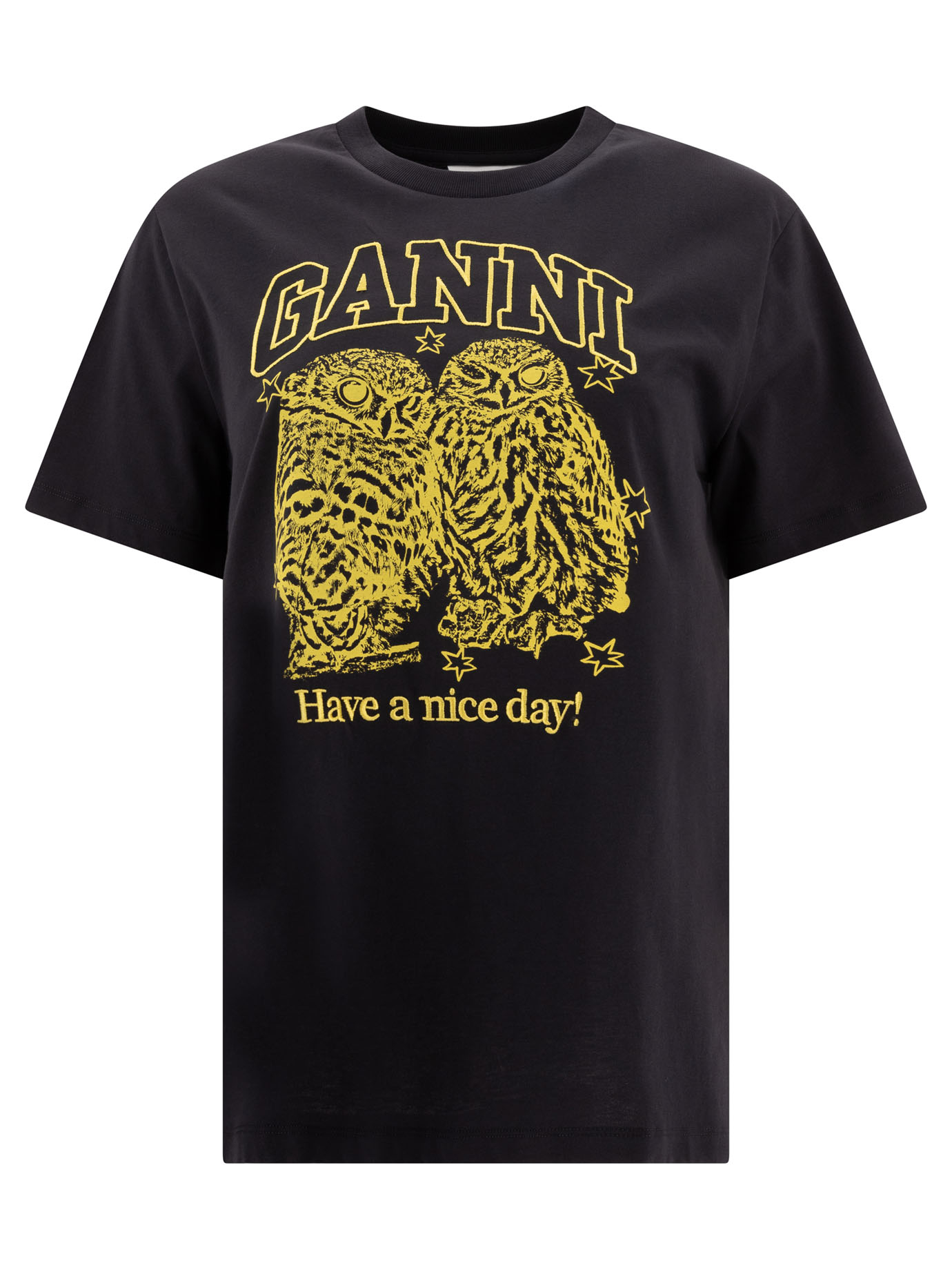 Cotton jersey t-shirt T4059252 (GANNI / Tシャツ・カットソー ) | GANNI (ガニー)