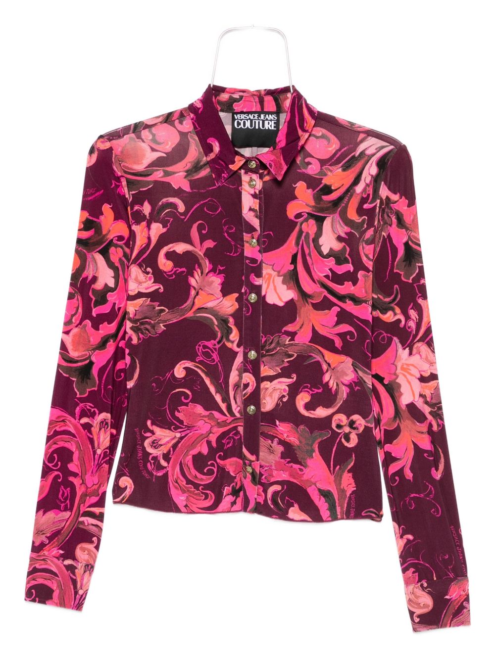VERSACE JEANS COUTURE Shirts Bordeaux 79HAL213JS500317 (VERSACE JEANS COUTURE / シャツ・ブラウス ) | VERSACE JEANS COUTURE (ヴェルサーチェ ジーンズ クチュール)