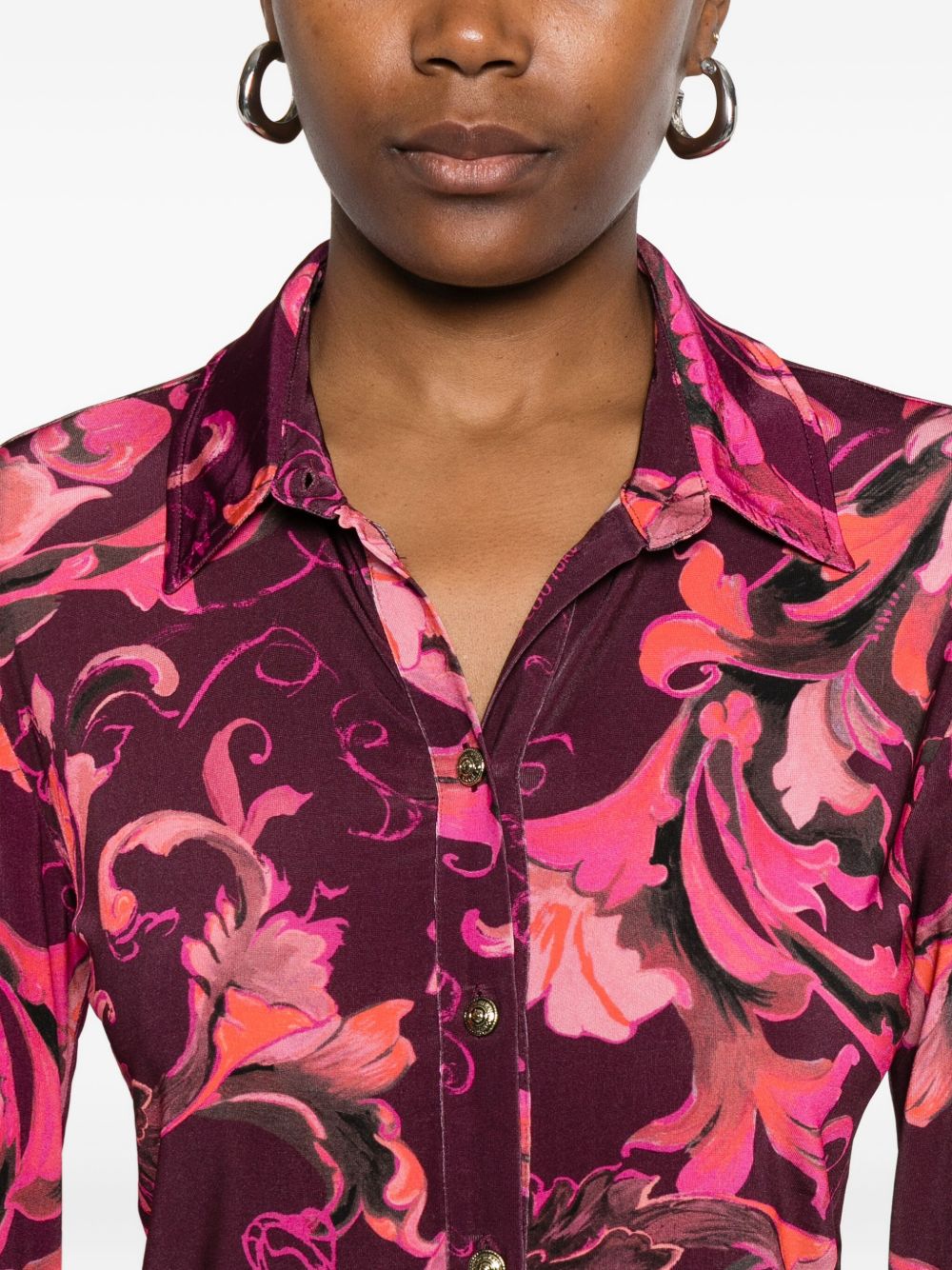 VERSACE JEANS COUTURE Shirts Bordeaux 79HAL213JS500317 (VERSACE JEANS COUTURE / シャツ・ブラウス ) | VERSACE JEANS COUTURE (ヴェルサーチェ ジーンズ クチュール)(1)