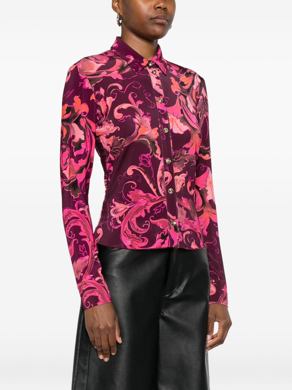 VERSACE JEANS COUTURE Shirts Bordeaux 79HAL213JS500317 (VERSACE JEANS COUTURE / シャツ・ブラウス ) | VERSACE JEANS COUTURE (ヴェルサーチェ ジーンズ クチュール)(2)