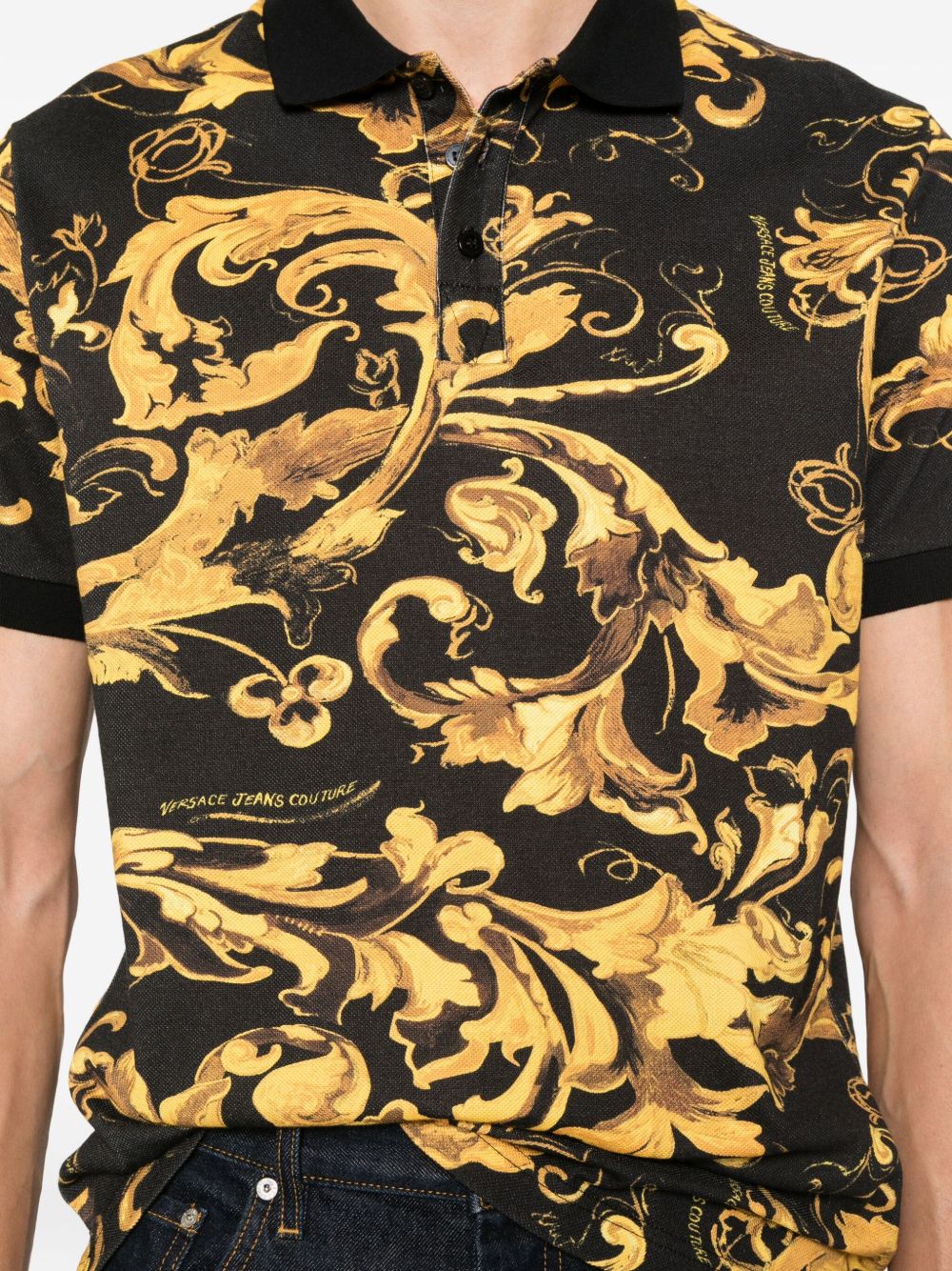 VERSACE JEANS COUTURE T-shirts and Polos 79GAG6S0JS514G89 (VERSACE JEANS COUTURE / ポロシャツ ) | VERSACE JEANS COUTURE (ヴェルサーチェ ジーンズ クチュール)(1)
