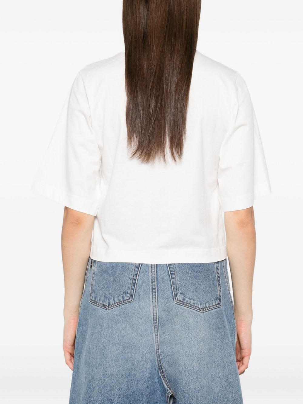 Palm Angels T-shirts and Polos White PWAA079F25JER0040384 (Palm Angels / Tシャツ・カットソー ) | Palm Angels (パームエンジェルス)(4)
