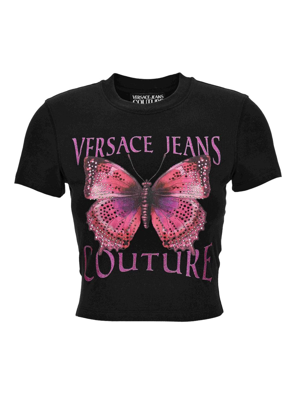 VERSACE JEANS COUTURE T-shirts and Polos Black 79HAHB01CJB01899 (VERSACE JEANS COUTURE / Tシャツ・カットソー ) | VERSACE JEANS COUTURE (ヴェルサーチェ ジーンズ クチュール)