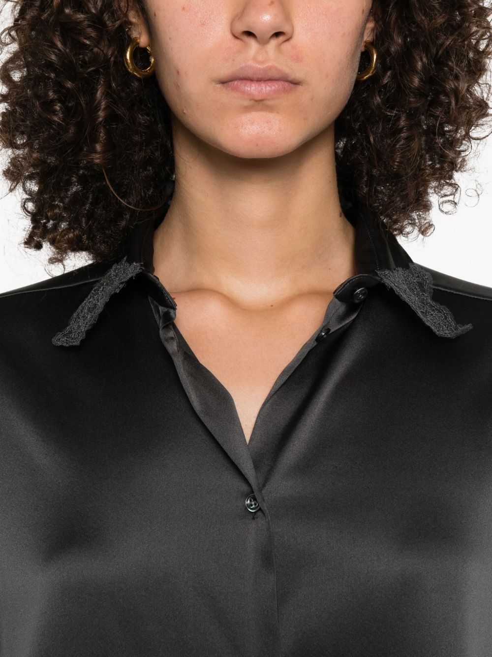 Ermanno Scervino Shirts Grey D472K317HKC93927 (ERMANNO SCERVINO / シャツ・ブラウス ) | ERMANNO SCERVINO (エルマンノ シェルヴィーノ)(1)