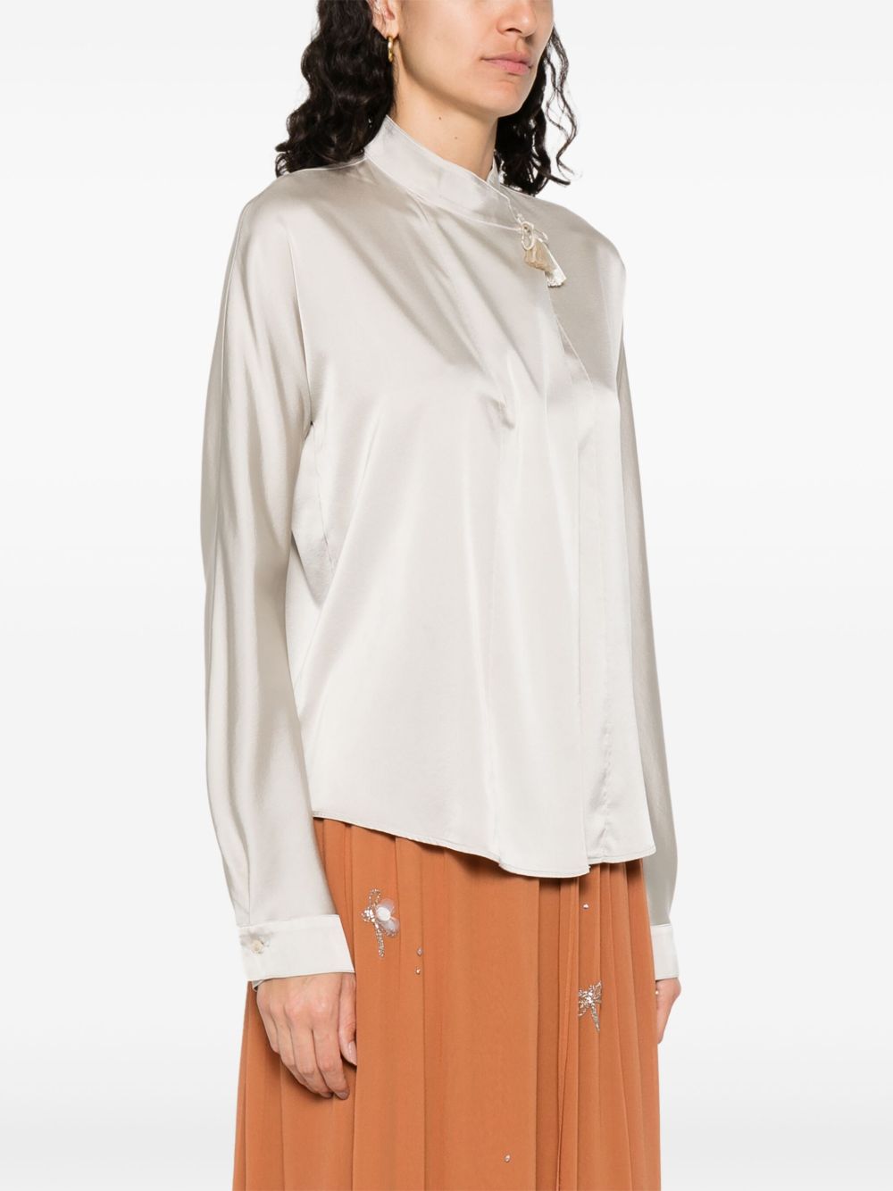 Forte Forte Shirts Grey 14076MYSHIRTF48A0253 (forte_forte / シャツ・ブラウス ) | forte_forte (フォルテ フォルテ)(2)