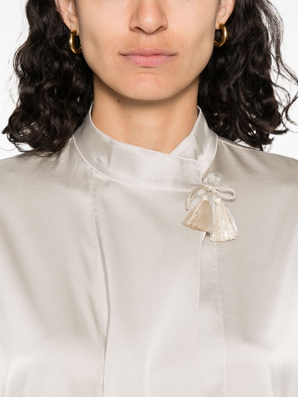 Forte Forte Shirts Grey 14076MYSHIRTF48A0253 (forte_forte / シャツ・ブラウス ) | forte_forte (フォルテ フォルテ)(3)