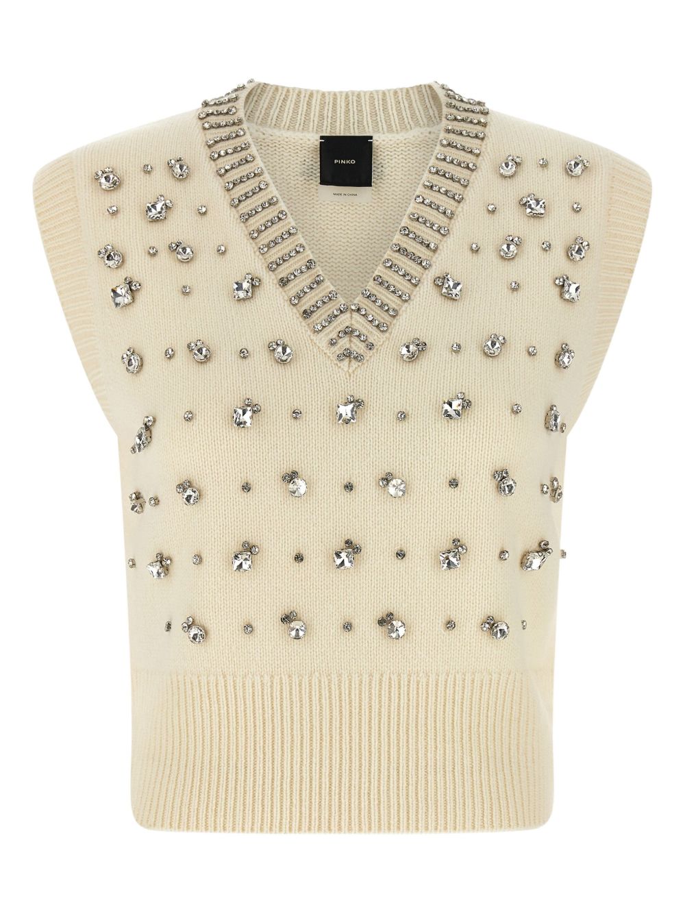 Pinko Sweaters White 105639A2TRPONZIANEZ13 (PINKO / ニット・セーター・カーディガン ) | PINKO (ピンコ)