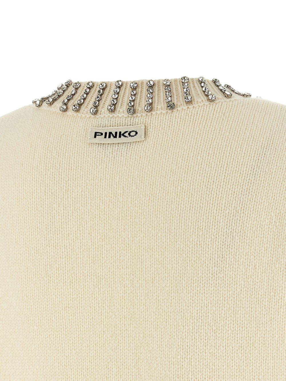 Pinko Sweaters White 105639A2TRPONZIANEZ13 (PINKO / ニット・セーター・カーディガン ) | PINKO (ピンコ)(2)