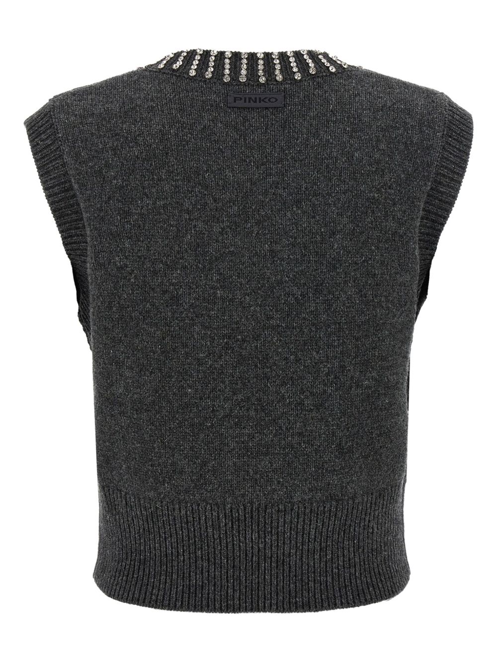 Pinko Sweaters Grey 105639A2TRPONZIANEK07 (PINKO / ニット・セーター・カーディガン ) | PINKO (ピンコ)(2)