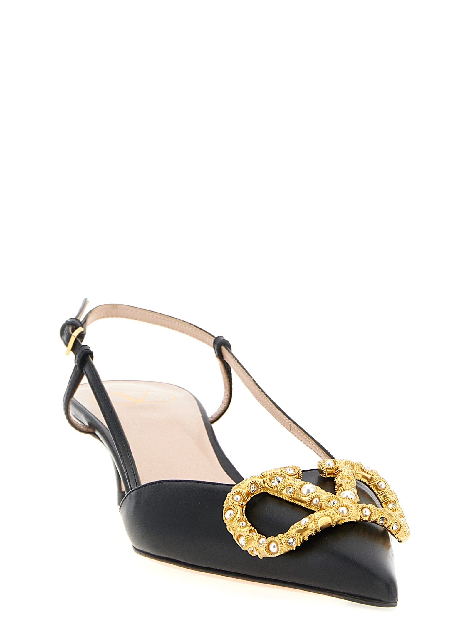 Slingback Valentino Garavani VLogo Signature W2S0Q70BALBBK (Valentino Garavani / パンプス・ハイヒール ) | Valentino Garavani (ヴァレンティノ)(1)