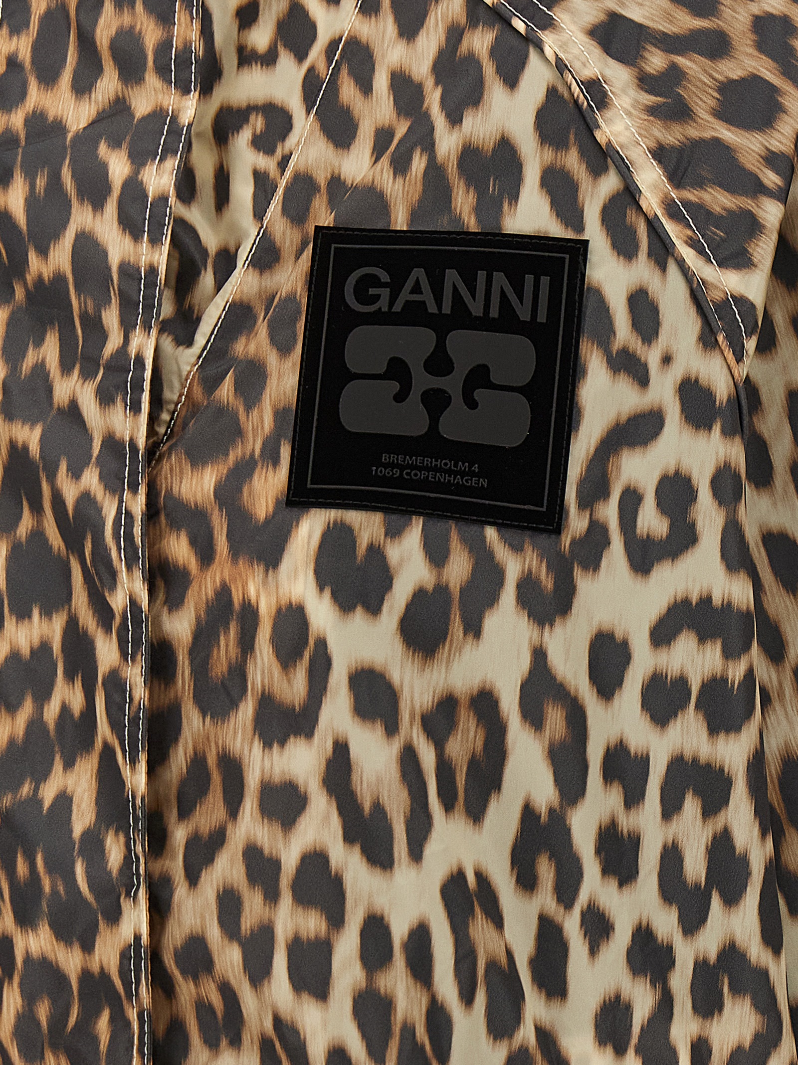 'Leopard Print Nylon' windbreaker W0738859 (GANNI / カジュアルジャケット ) | GANNI (ガニー)(3)