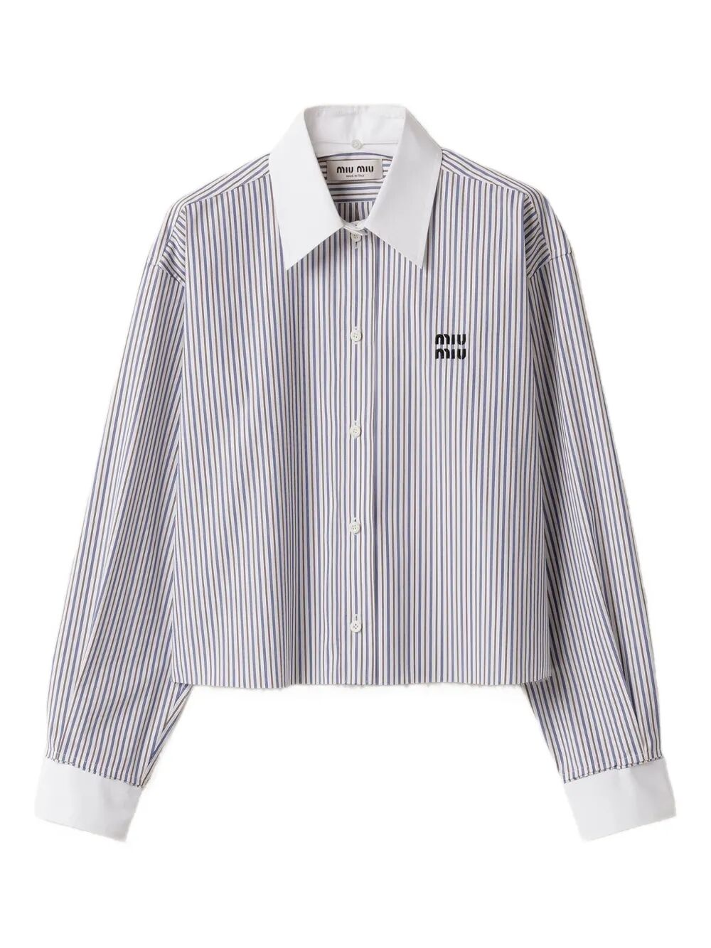 STRIPED POPLIN SHIRT MK1971SOOO174TF0963 (MIU MIU / シャツ・ブラウス ) | MIU MIU (ミュウミュウ)