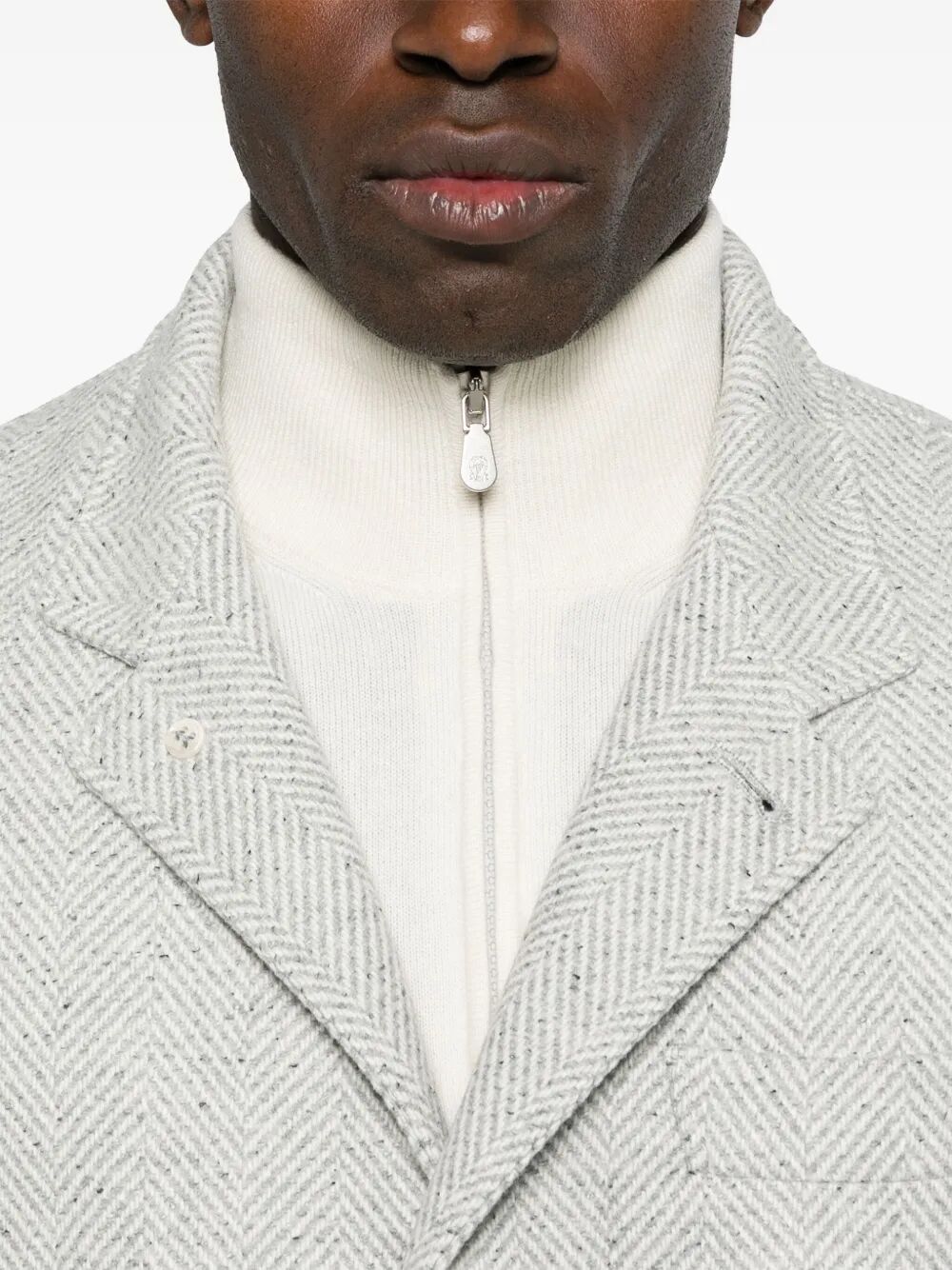 CASHMERE SWEATER WITH HALF ZIP M2200124CK878 (Brunello Cucinelli / ニット・セーター・カーディガン ) | Brunello Cucinelli (ブルネロ・クチネリ)(3)