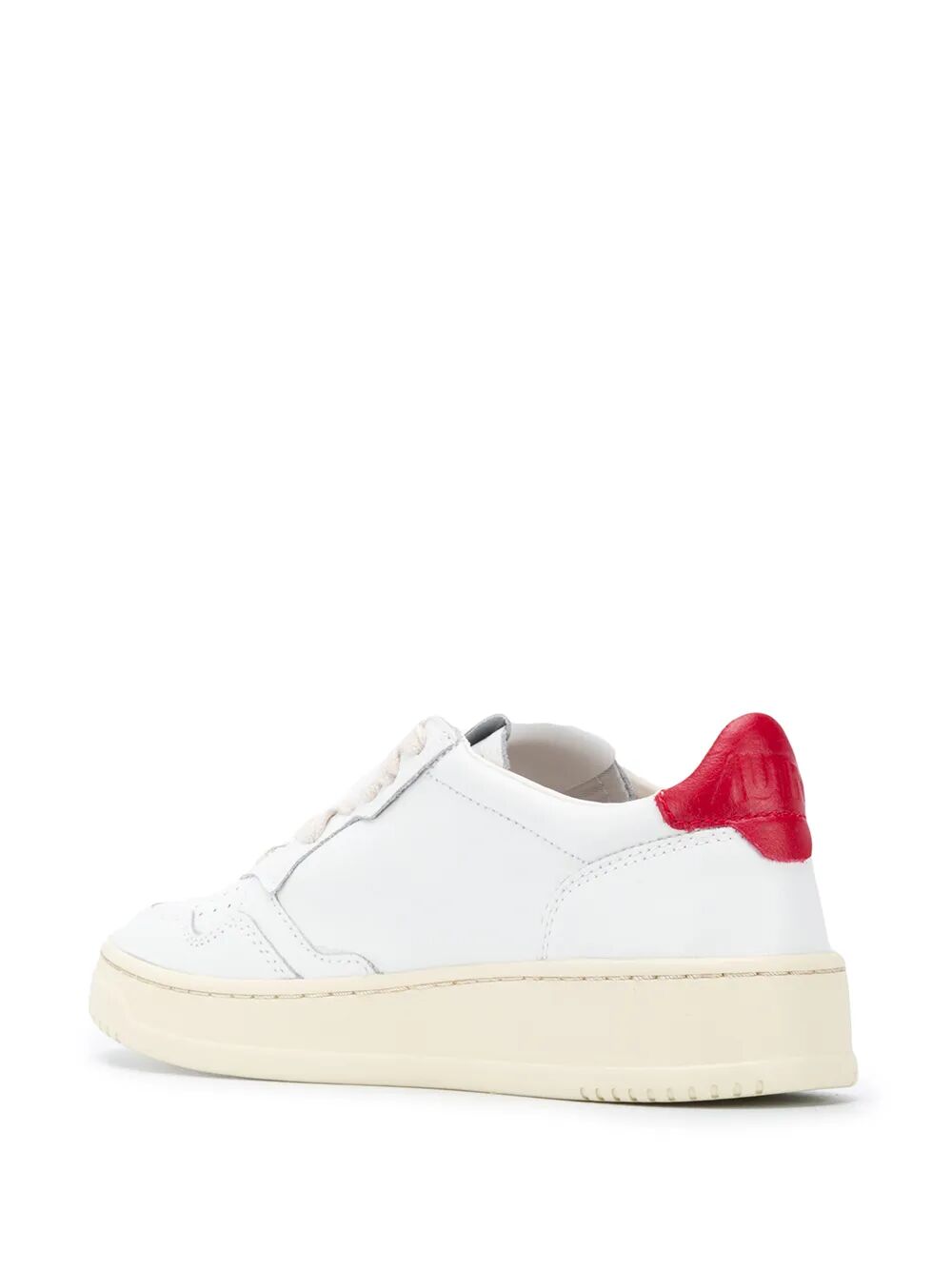 MEDALIST LOW SNEAKERS IN WHITE AND RED LEATHER AULWLL21WHITERED (AUTRY / スニーカー ) | AUTRY (オートリー)(2)