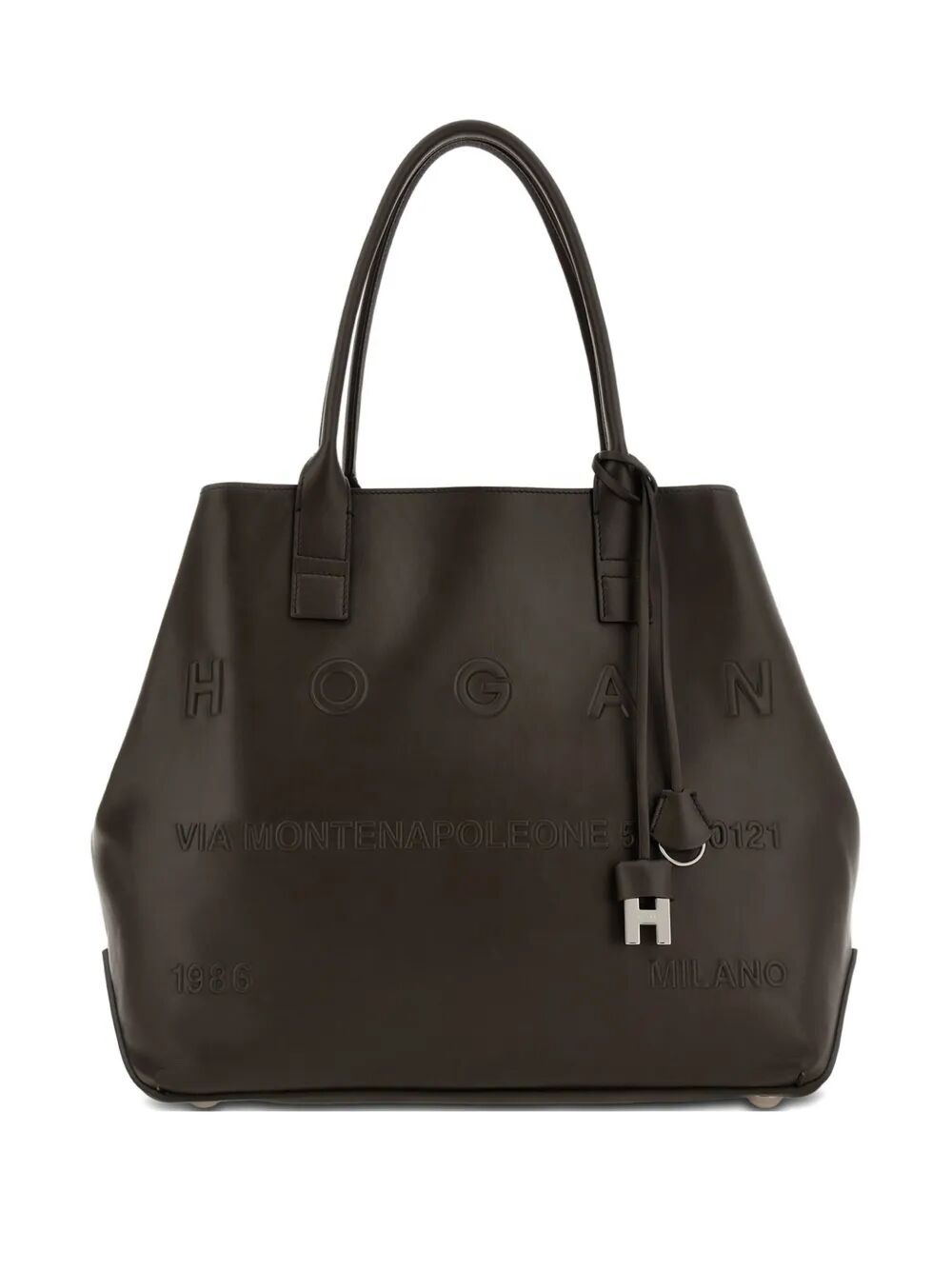 SCRIPT ADDRESS MEDIUM TOTE BAG KBW01TA0300TZPS808 (HOGAN / トートバッグ ) | HOGAN (ホーガン)