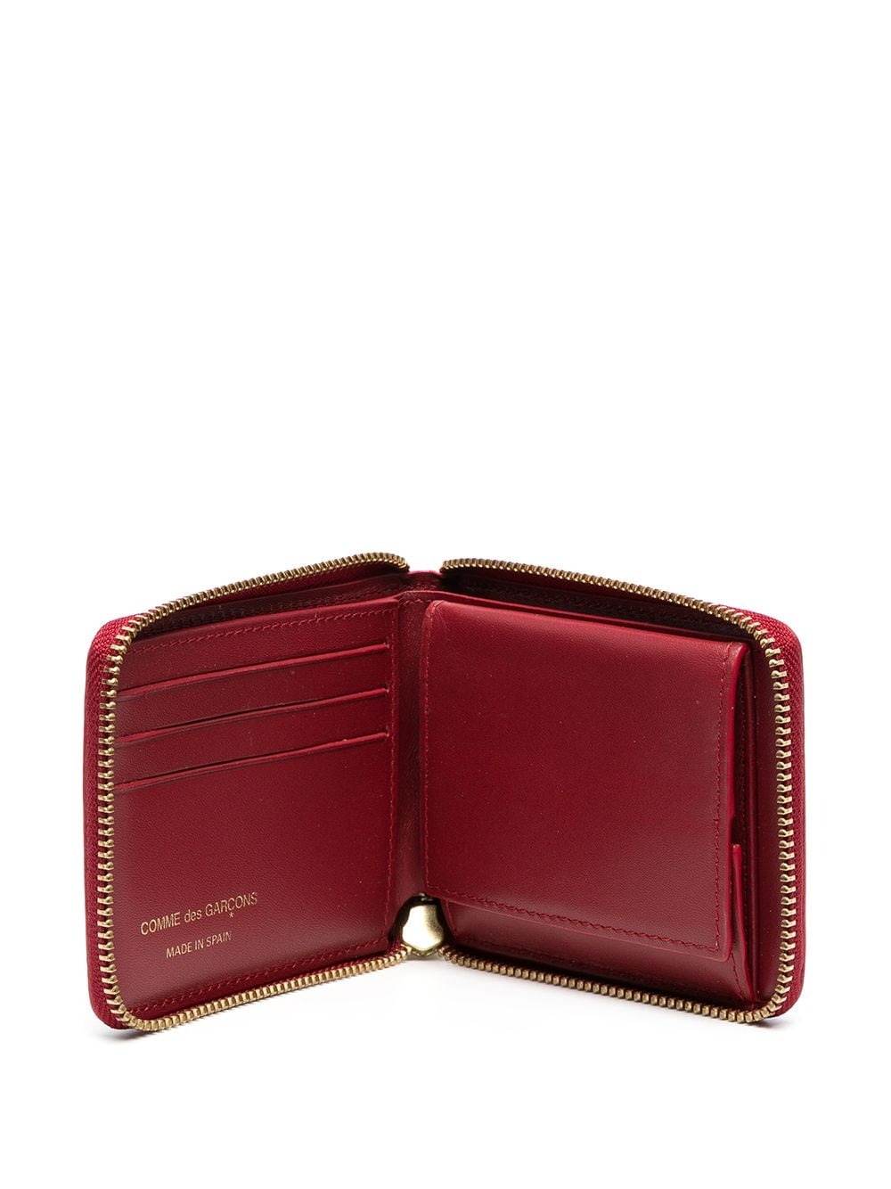 ZIPPED CLASSIC WALLET SA7100RED (Comme Des Garçons Wallet / 財布・カードケース ) | Comme Des Garçons Wallet (コムデギャルソン ウォレット)(1)