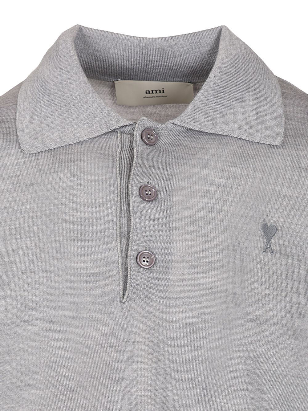 Ami De Coeur polo shirt H25HPL406KN0066050H25 (AMI Paris / ニット・セーター・カーディガン ) | AMI Paris (アミパリス)(2)