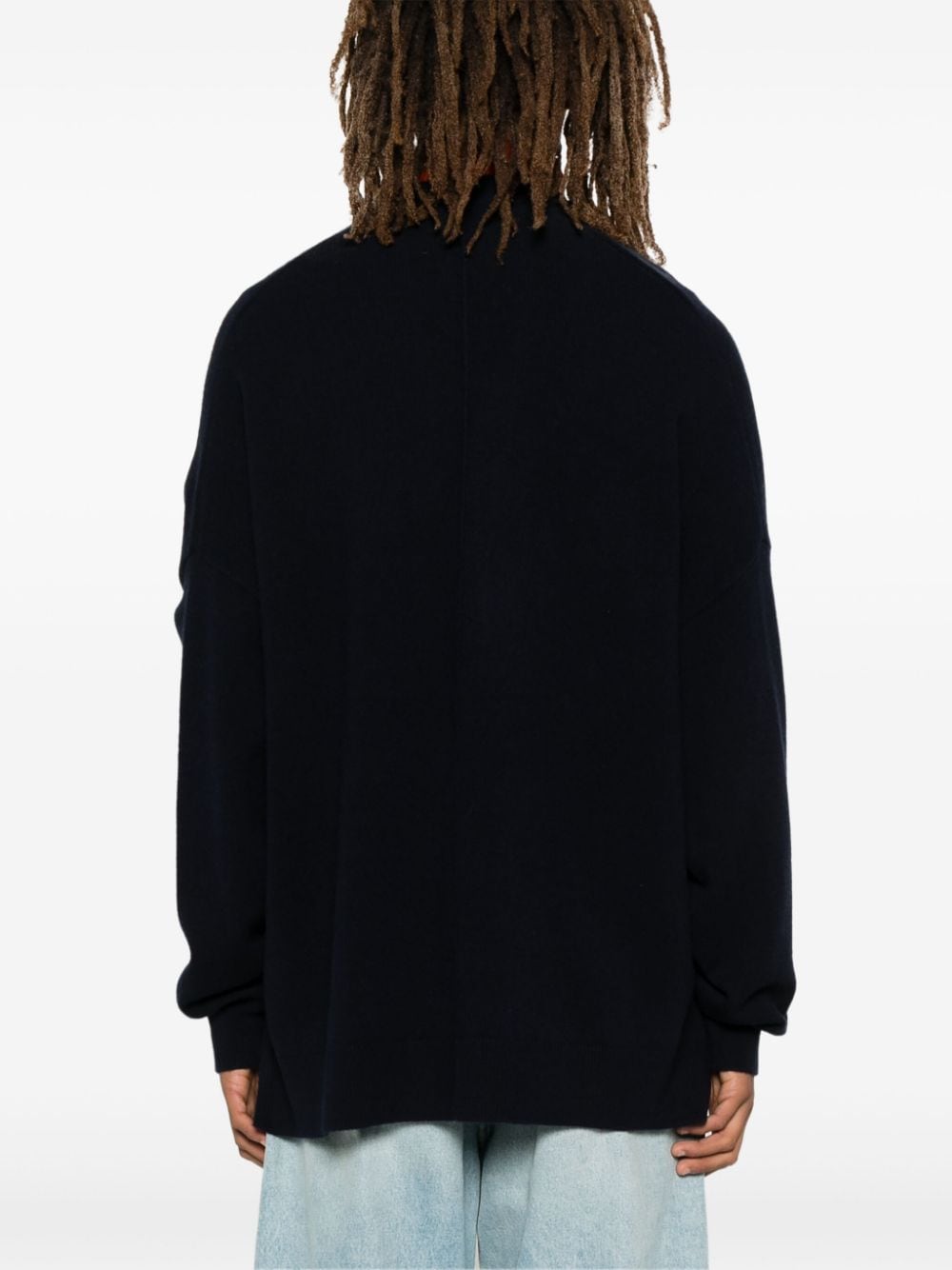 EXTREME CASHMERE Sweaters Blue TOKIONAVY (extreme cashmere / ニット・セーター・カーディガン ) | extreme cashmere (エクストリーム カシミヤ)(1)