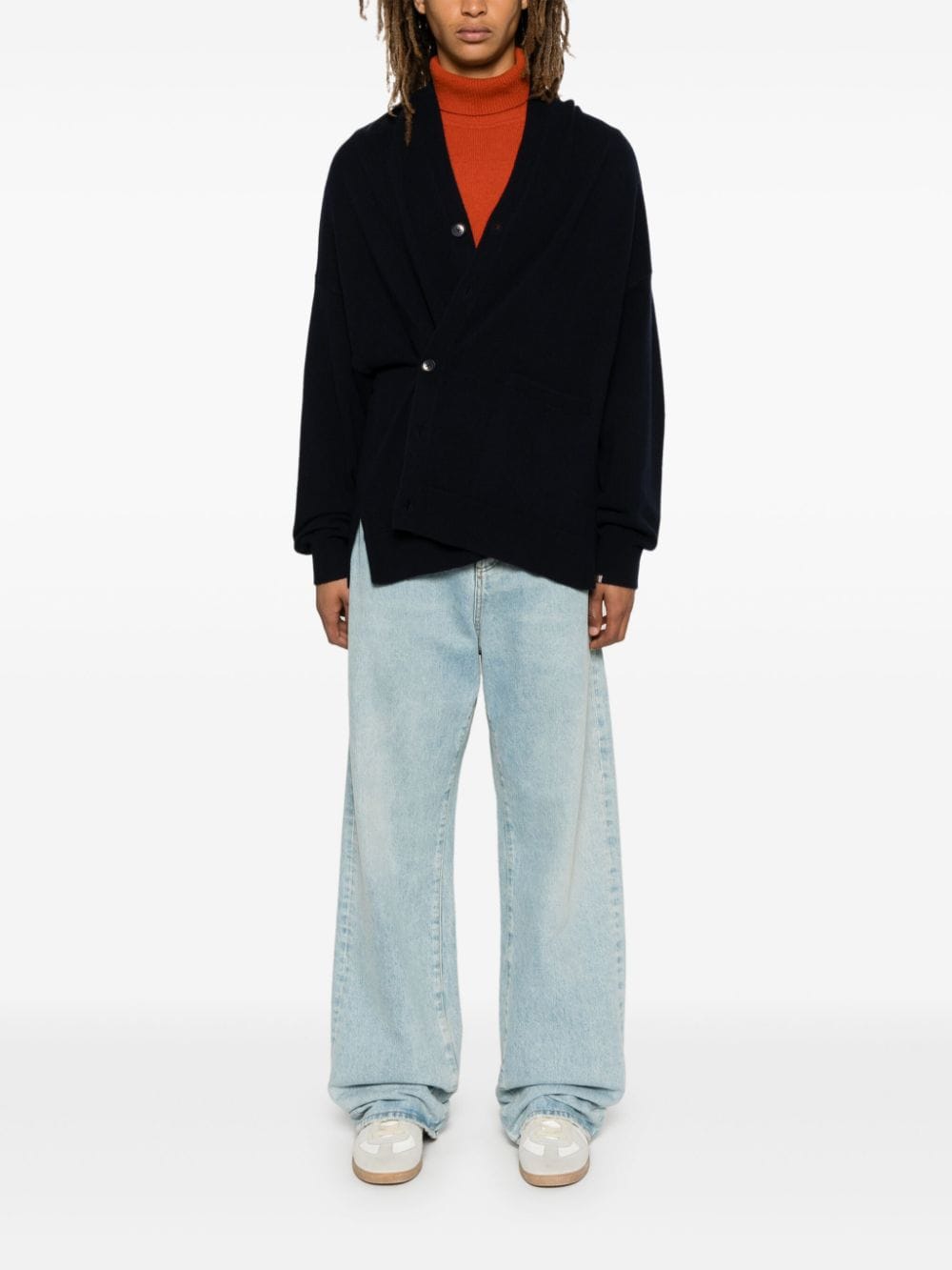 EXTREME CASHMERE Sweaters Blue TOKIONAVY (extreme cashmere / ニット・セーター・カーディガン ) | extreme cashmere (エクストリーム カシミヤ)(3)