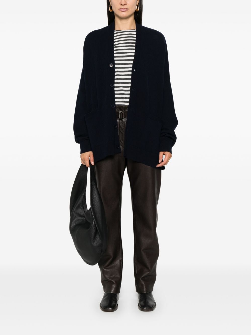EXTREME CASHMERE Sweaters Blue TOKIONAVY (extreme cashmere / ニット・セーター・カーディガン ) | extreme cashmere (エクストリーム カシミヤ)(4)