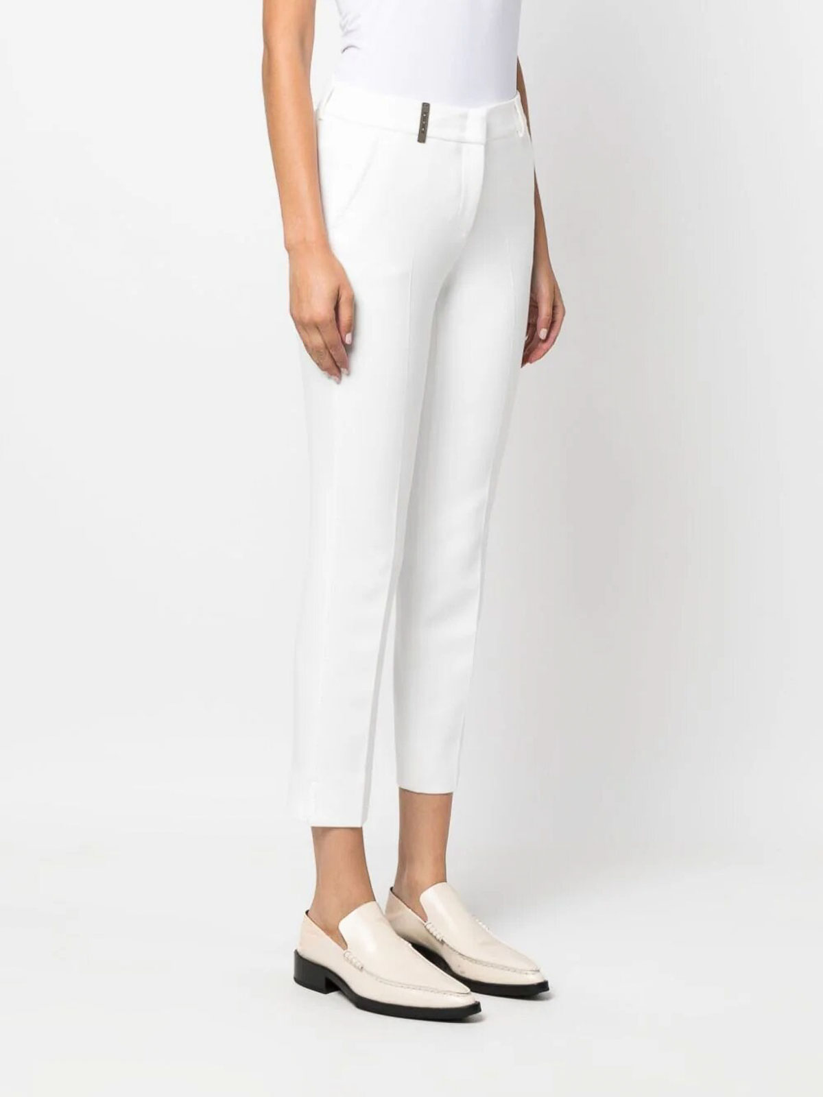 Cigarette trousers P0471801934603 (PESERICO / パンツ ) | PESERICO (ペセリコ)(1)