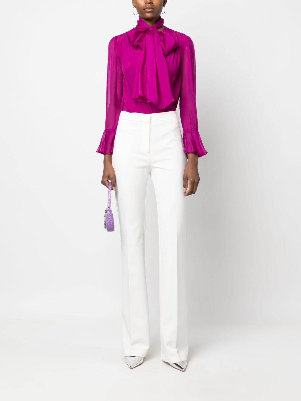 Pinko Trousers White 100054A15MHULKAZ05 (PINKO / パンツ ) | PINKO (ピンコ)(3)