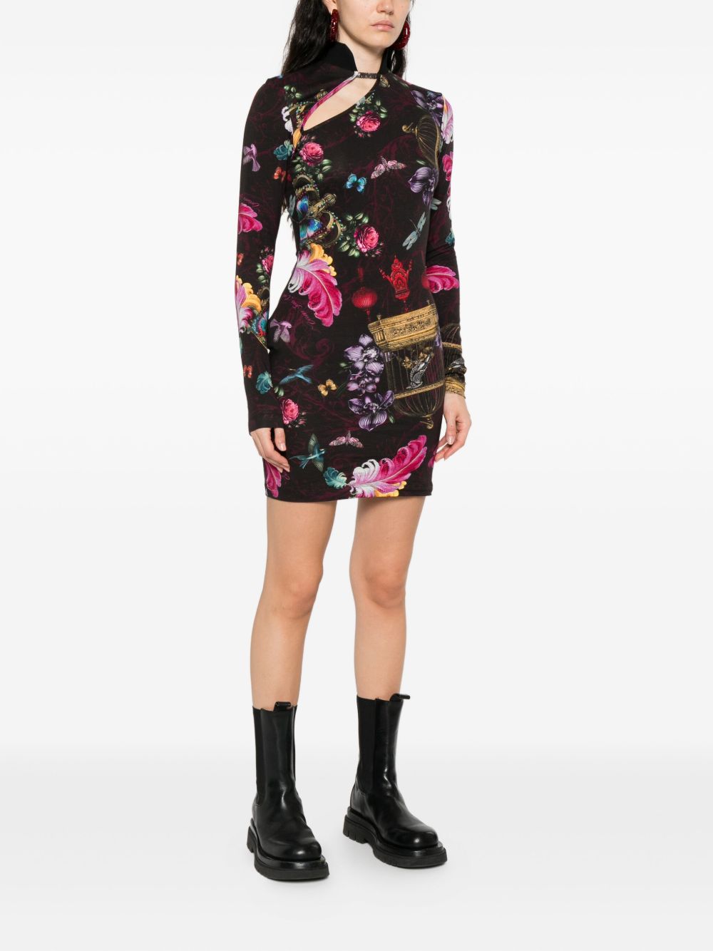 VERSACE JEANS COUTURE Dresses MultiColour 79HAO971JS519MS3 (VERSACE JEANS COUTURE / ワンピース・ドレス・オールインワン ) | VERSACE JEANS COUTURE (ヴェルサーチェ ジーンズ クチュール)(2)