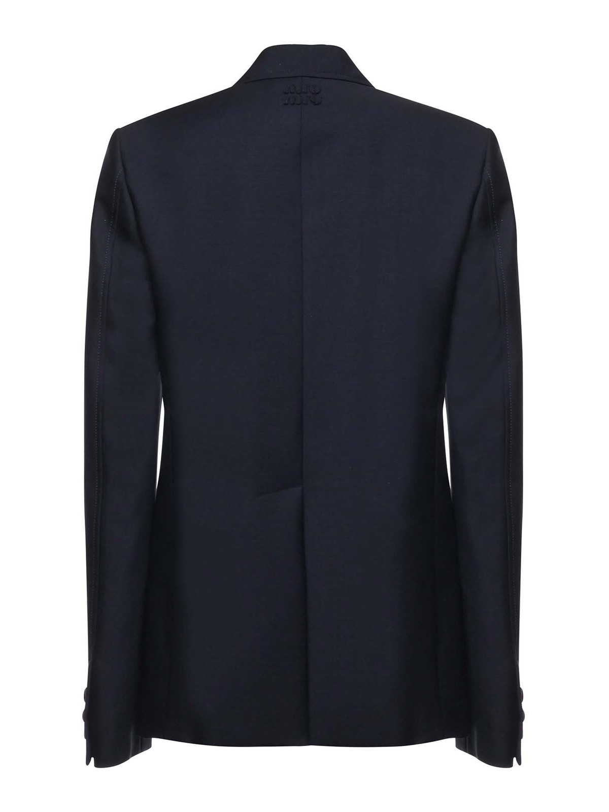 Single-Breasted Jacket In Kid Mohair MH199112I1F0124 (MIU MIU / ブレザー・ジャケット ) | MIU MIU (ミュウミュウ)(1)