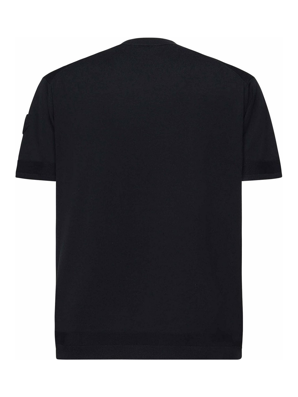 Cotton And Silk Knit T-Shirt K10919C00011M6329742 (Moncler / Tシャツ・カットソー ) | Moncler (モンクレール)(1)