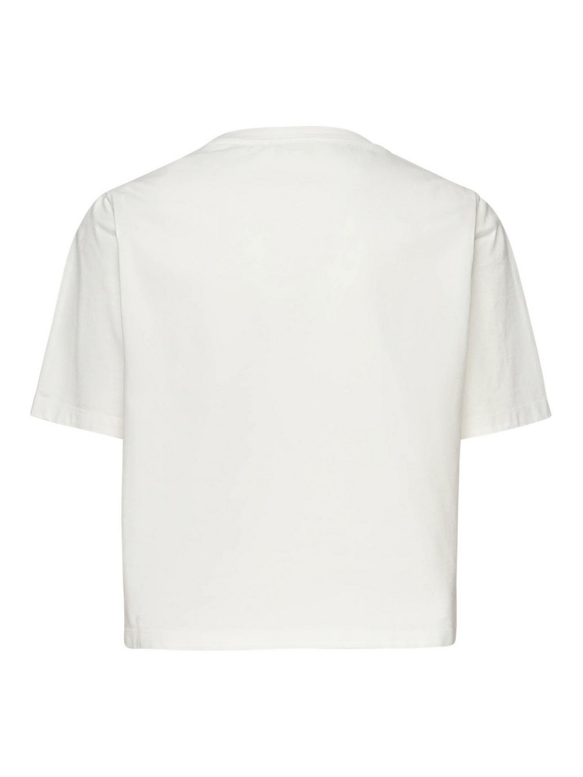 Cropped T-Shirt In Cotton Jersey DS032JF0352DXXXW000 (DONDUP / Tシャツ・カットソー ) | DONDUP (ドンダップ)(1)