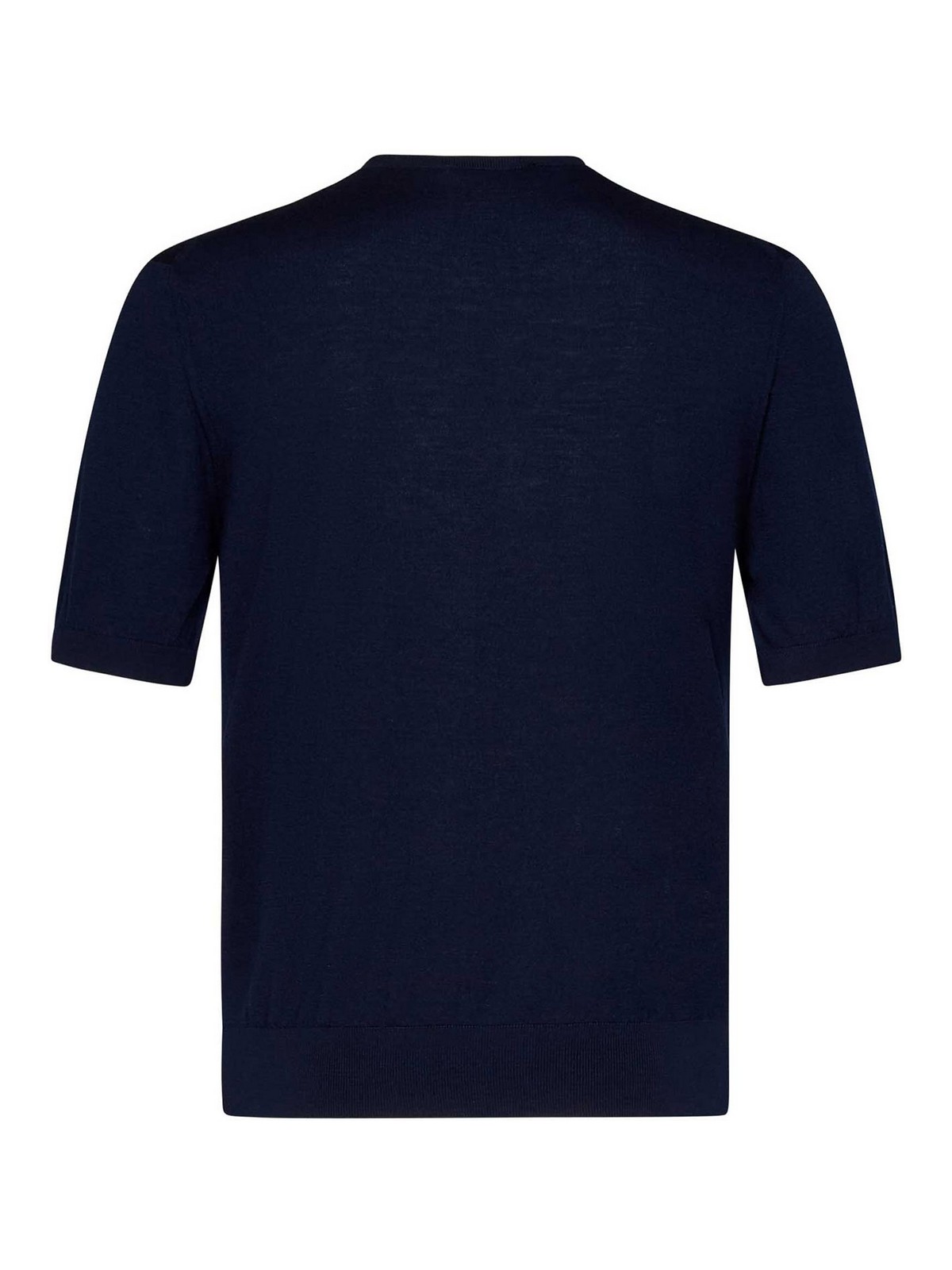 Crewneck Blue Plain Stitch Wool Knit Sweater UC5157710A61GC0230098 (Cruciani / ニット・セーター・カーディガン ) | Cruciani (クルチアーニ)(1)