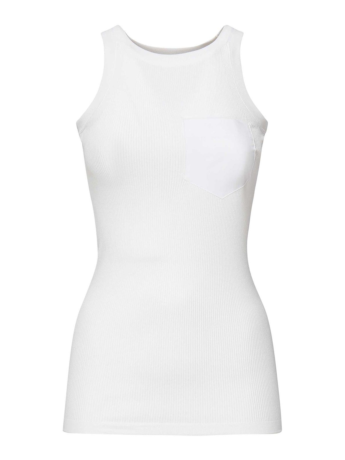 Ribbed Viscose Tank Top 2512361072600000 (Sportmax / タンクトップ・キャミソール ) | Sportmax (スポーツマックス)