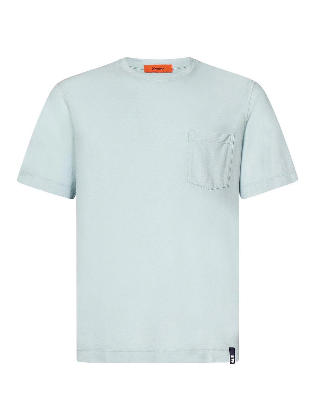 Aqua Green Cotton Jersey T-Shirt DTJ000B706 (Drumohr / Tシャツ・カットソー ) | Drumohr (ドルモア)
